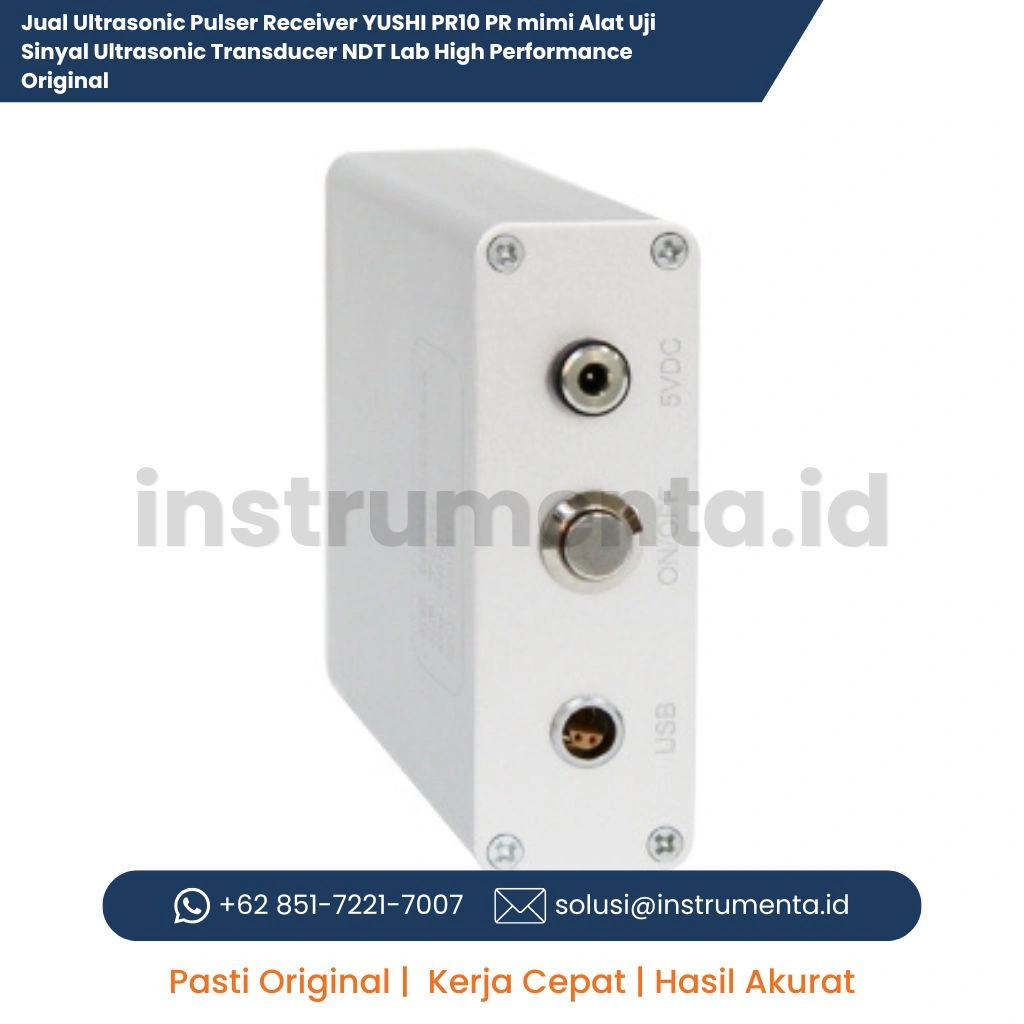 Jual Ultrasonic Pulser Receiver YUSHI PR10 PR mimi Alat Uji Sinyal Ultrasonic Transducer NDT Lab High Performance Original